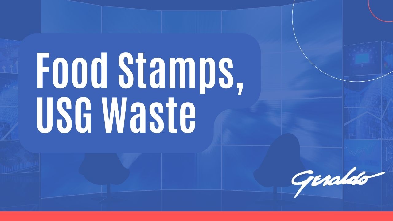 Food Stamps USG Waste