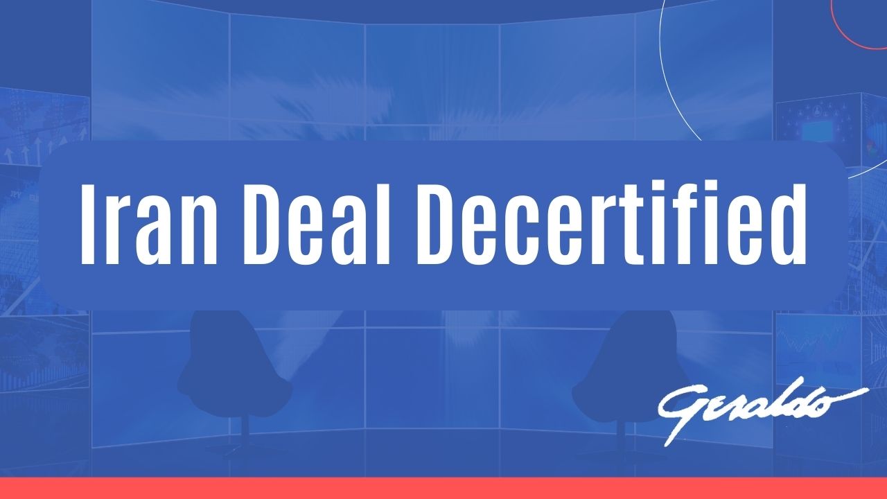Iran Deal Decertified
