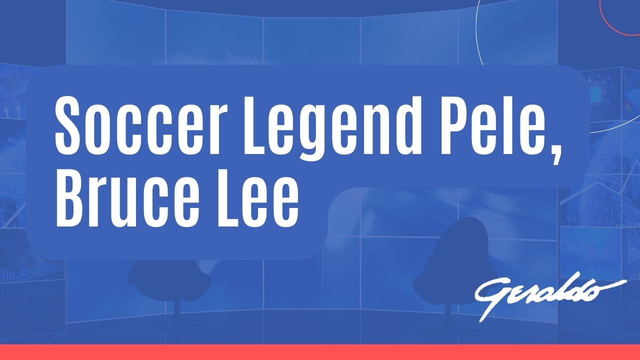 Soccer Legend Pele Bruce Lee