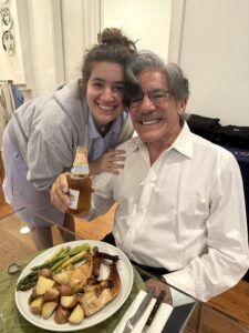 Geraldo Rivera dinner with daughter Sol