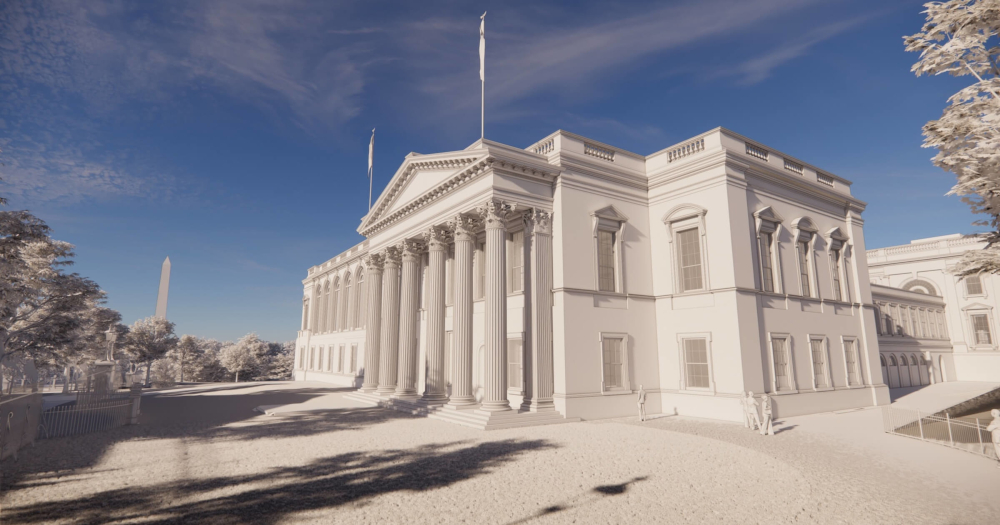 Trump's ballroom rendition