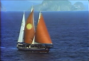 Ship in South China Sea