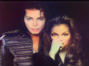 Michael Jackson and sister